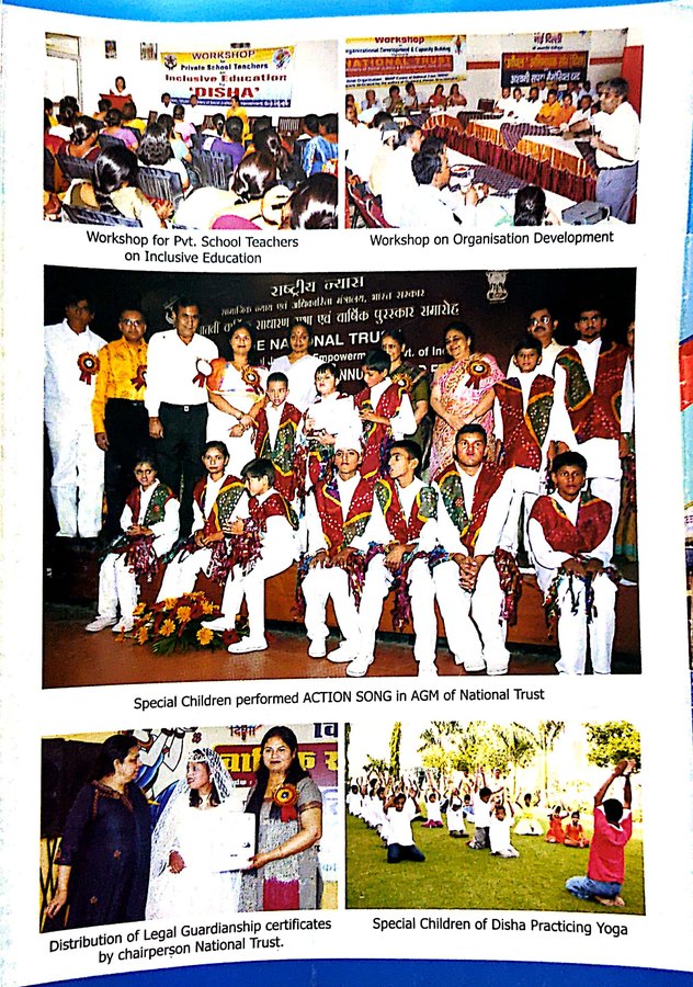 Disha activities pamphlet page